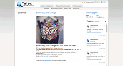 Desktop Screenshot of blogg.talex.se